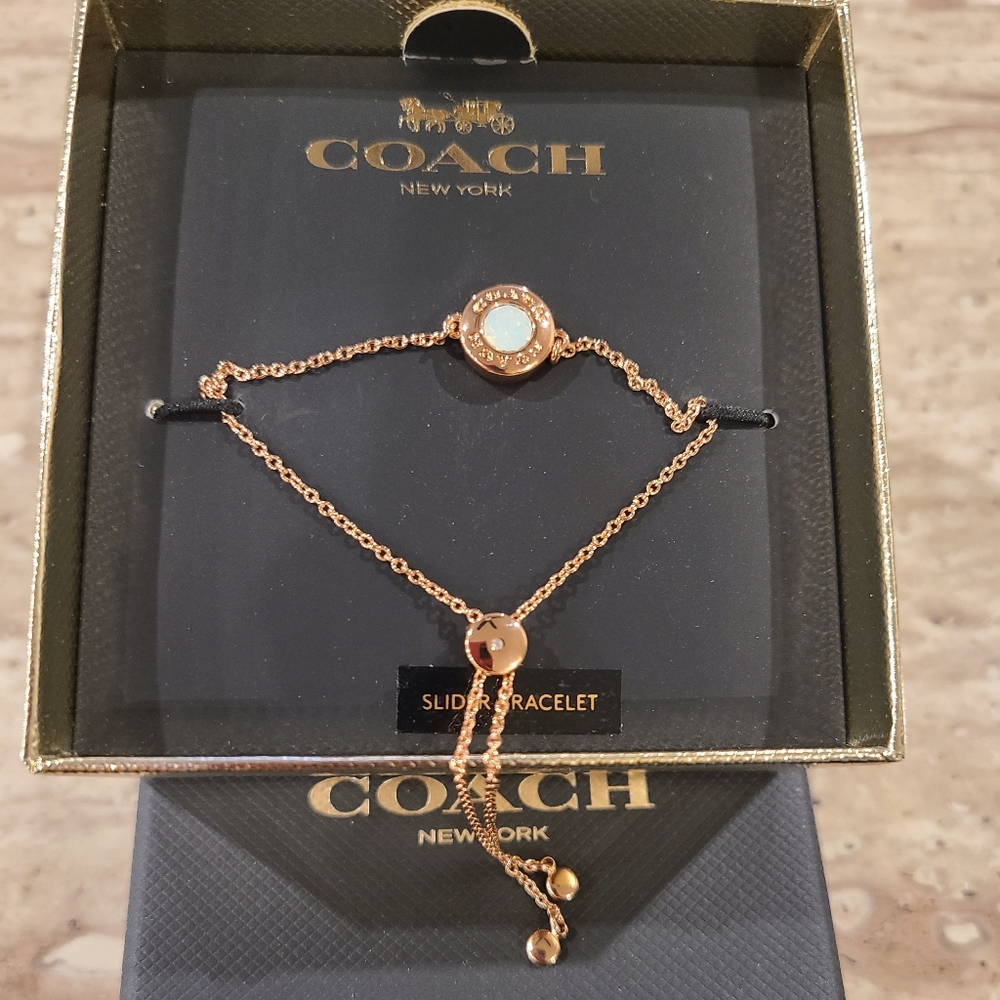Coach Open Circle Slider Bracelet